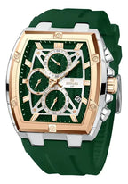 REWARD VIP Emerald Royale Chronograph Watch – Green & Gold Luxury Edition